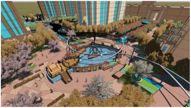 內(nèi)蒙赤峰龍山鴻郡小區(qū)景觀